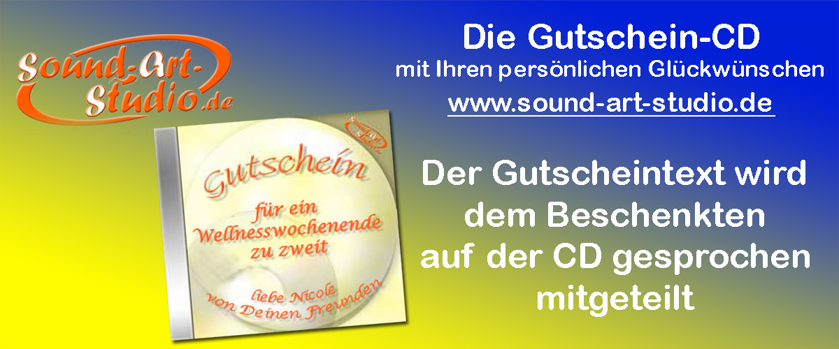 Die personalisierte Gutschein-CD, Gutscheine originell verpackt